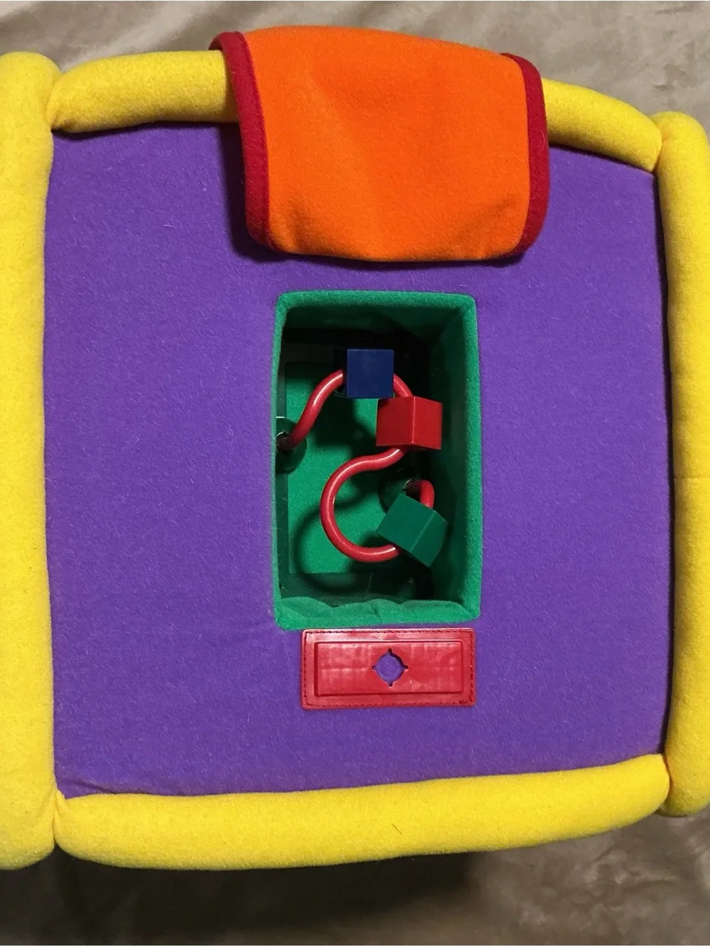 Neurosmith Jumbo Learning Block Plush Activity Toy